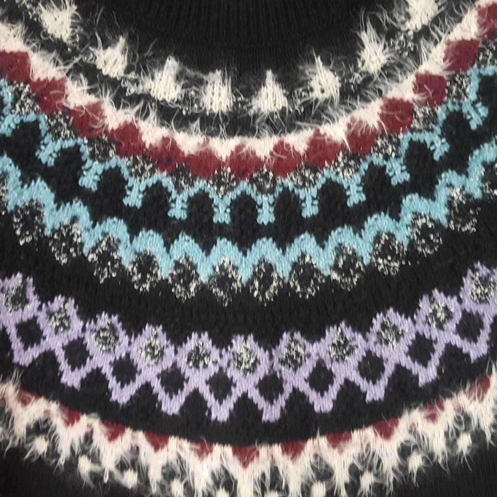 J Jill Multi Colored Fair Isle Sweater - Picture 4 of 10